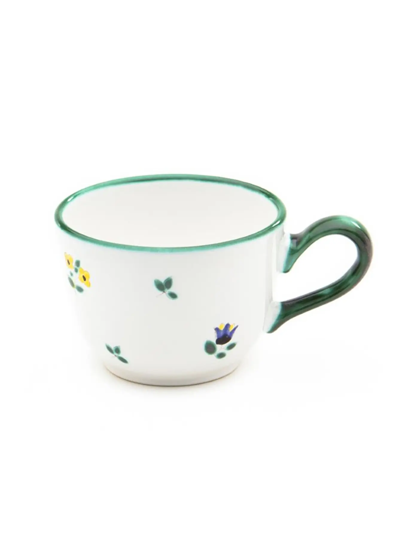 GMUNDNER KERAMIK | Kaffeetasse glatt "Streublumen" 0,19l | 